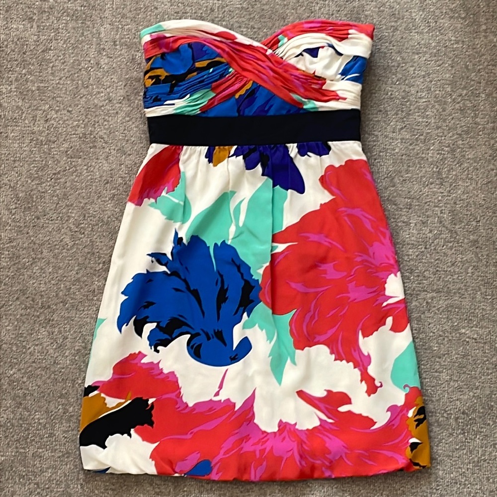 Strapless Mini Cocktail Dress
